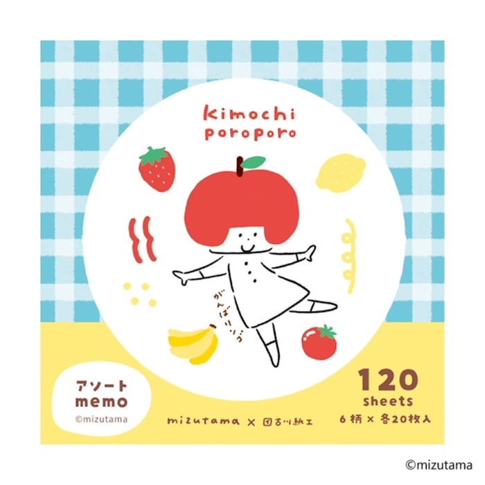 mizutama kimochi poroporo 6柄アソートメモ