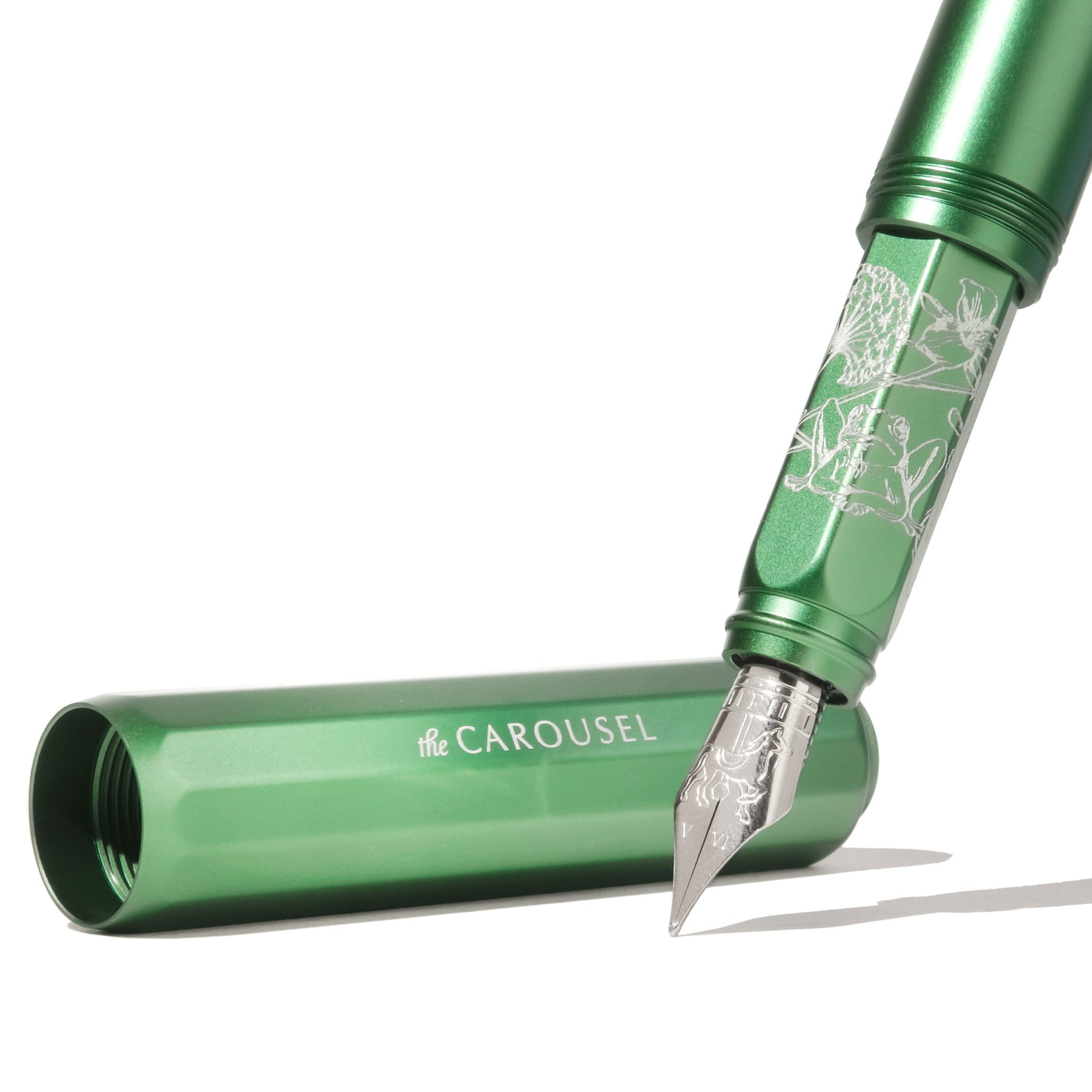 Aluminum Carousel Fountain Pen Book of Botany | Hachimonjiya Online Store