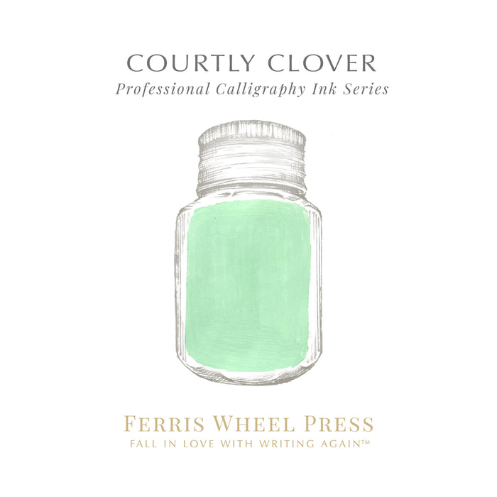 Fanciful Events Collection CALLIGRAPHY INK COURTLY CLOVER
