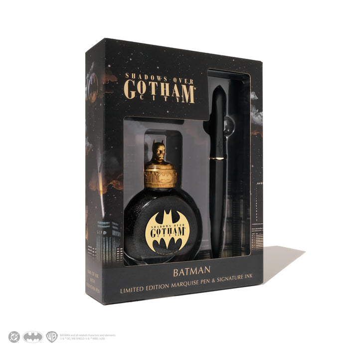 The Marquise Fountain Pen & Ink Set The Shadows Over Gotham City Collection Batman