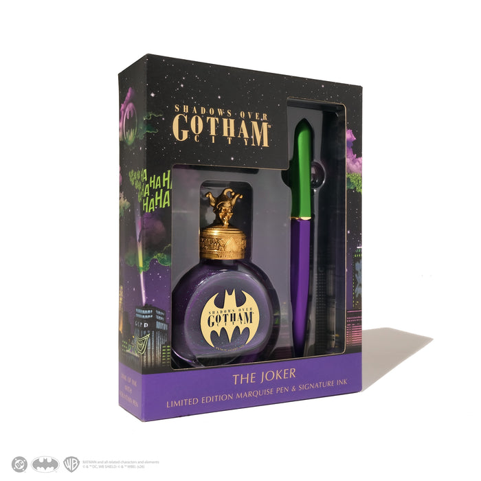 The Marquise Fountain Pen & Ink Set The Shadows Over Gotham City Collection Joker