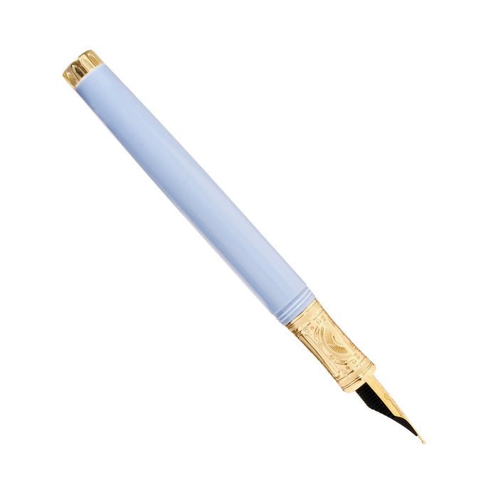 The Masque Fountain Pen and 3x10ml Ink Set - Light Blue