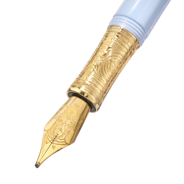 The Masque Fountain Pen and 3x10ml Ink Set - Light Blue