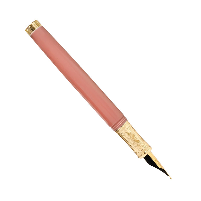 The Masque Fountain Pen and 3x10ml Ink Set - Rose