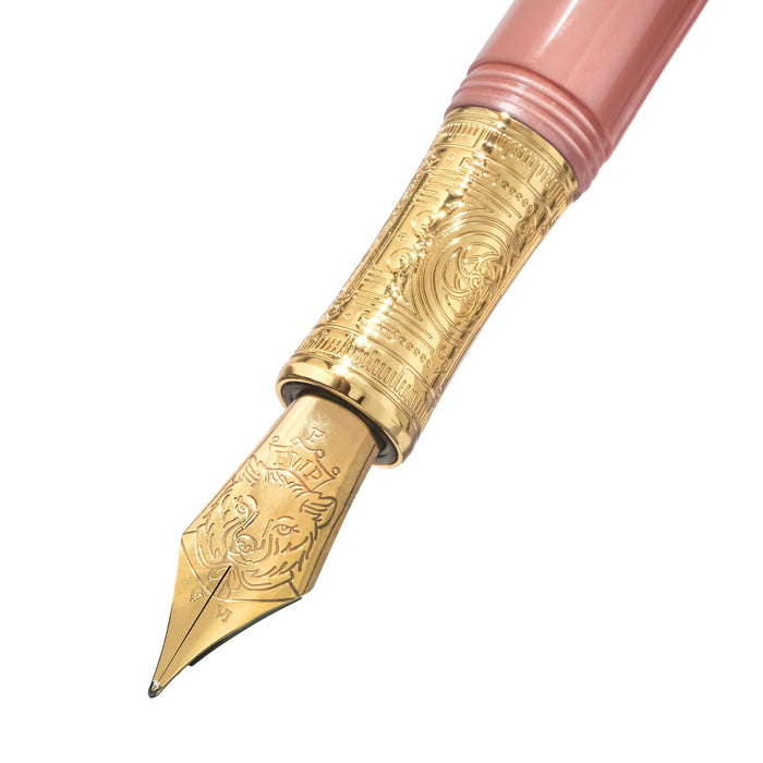The Masque Fountain Pen and 3x10ml Ink Set - Rose