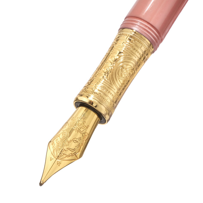 The Masque Fountain Pen and 3x10ml Ink Set - Rose