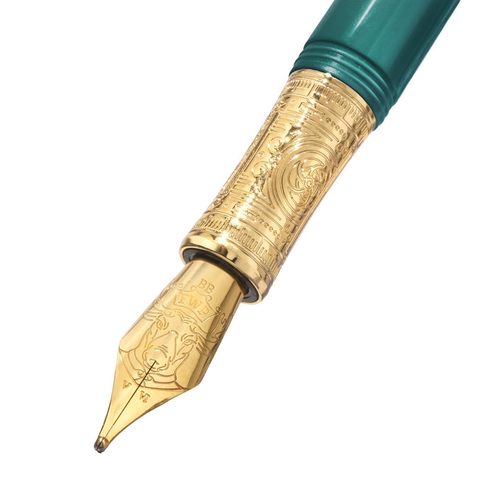 The Masque Fountain Pen and 3x10ml Ink Set - Teal