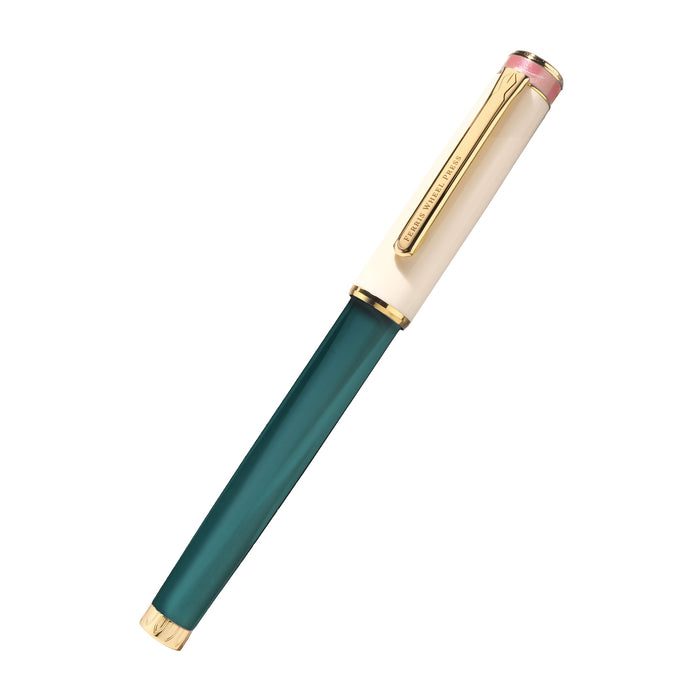 The Masque Fountain Pen and 3x10ml Ink Set - Teal