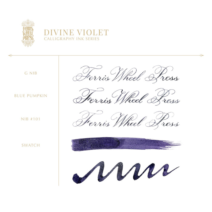 Fanciful Events Collection CALLIGRAPHY INK Divine Violet