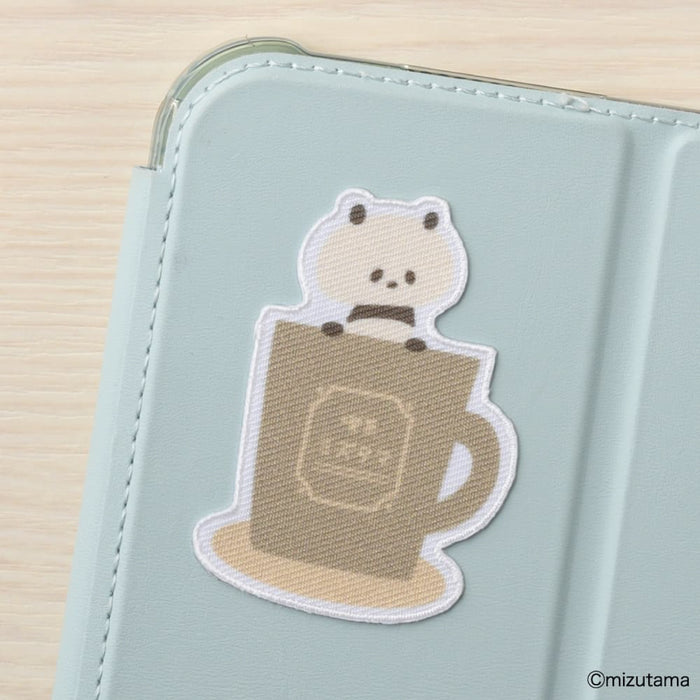 mizutama 刺繍ワッペンシール コーヒーパンダ - 八文字屋OnlineStore