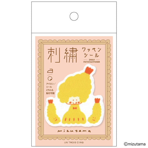 mizutama 刺繍ワッペンシール エビフライガール - 八文字屋OnlineStore