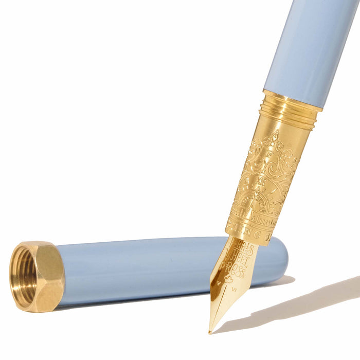 Limited Edition 2023 Glistening Glass Gold Brush Fountain Pen