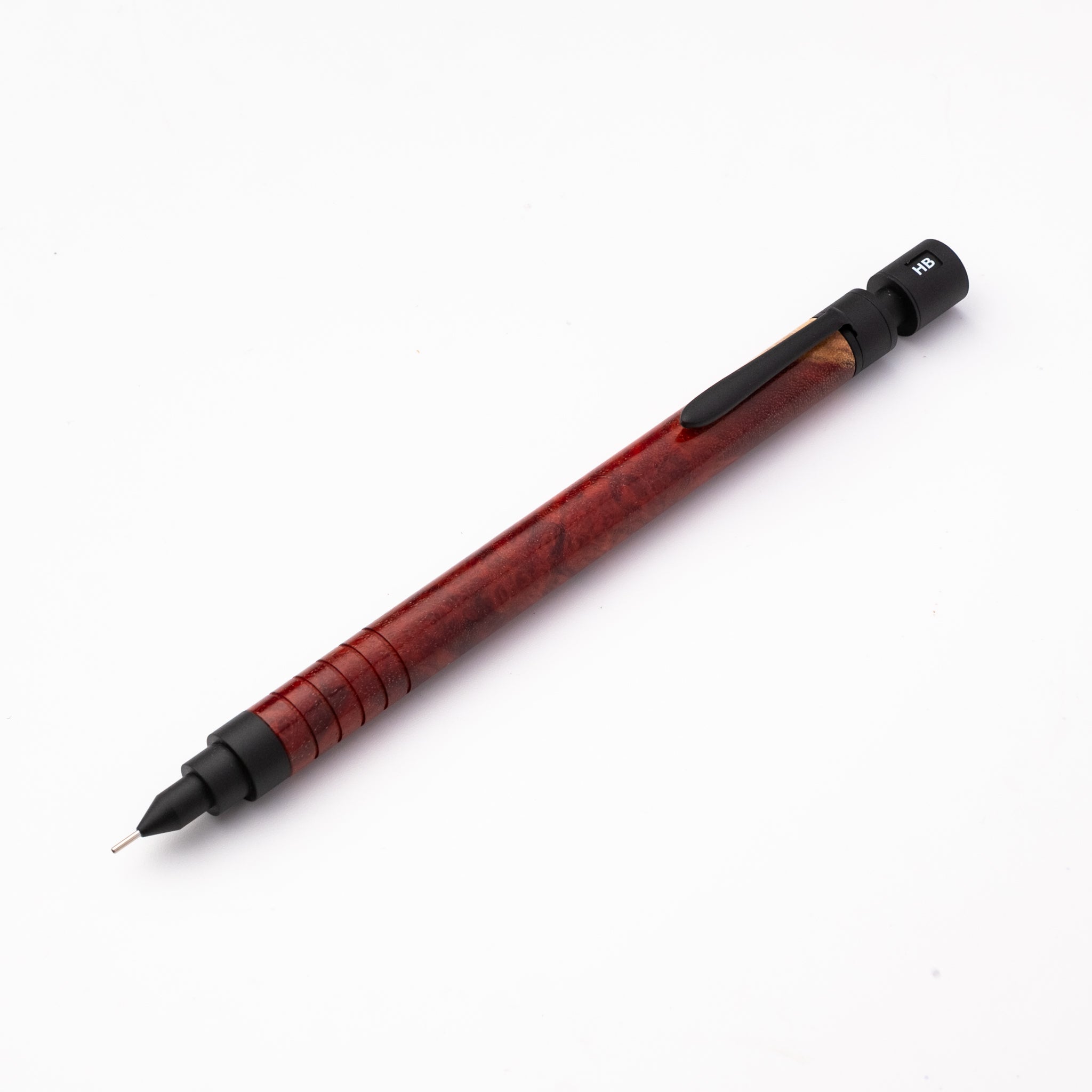 木軸ペン マーブルウッド シャープペンシル0.5mm - 筆記具