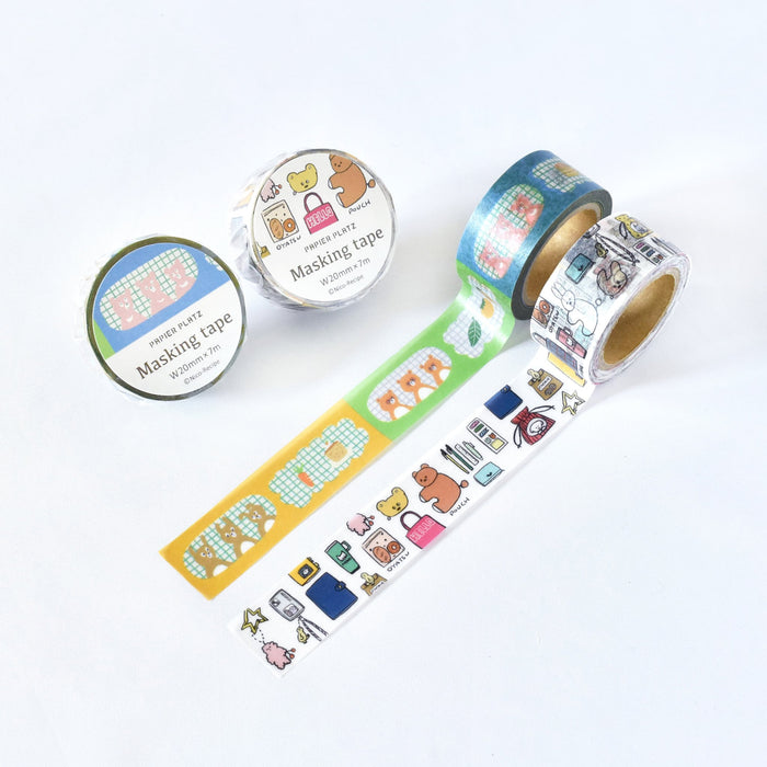 Nico-Recipe マスキングテープ あにまる - 八文字屋OnlineStore