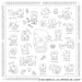 なつかしのサンリオキャラクターぬりえBOOK 新装丁版 - 八文字屋OnlineStore