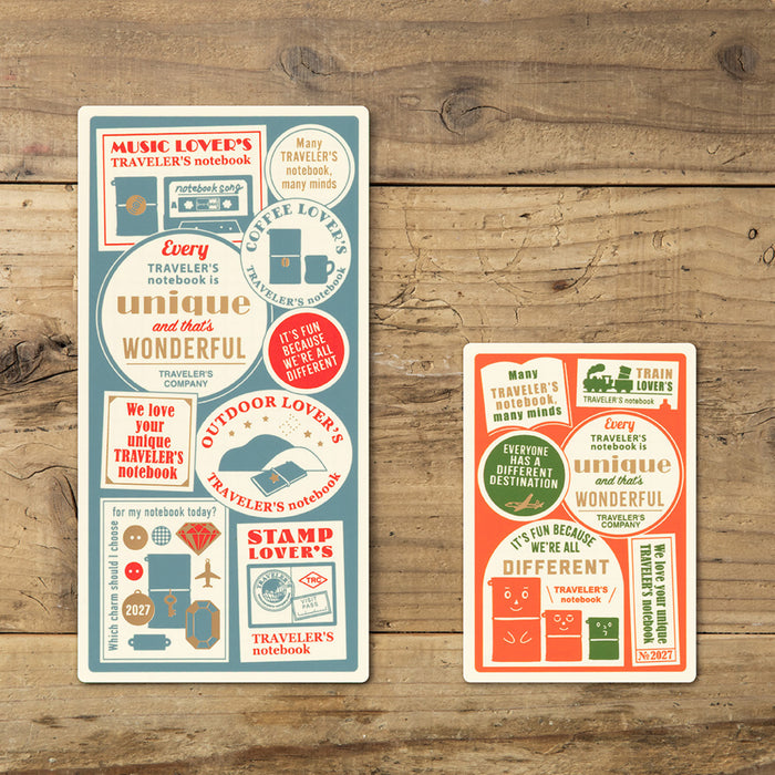 TRAVELER’S notebook Plastic Sheet 2027 (Passport Size)