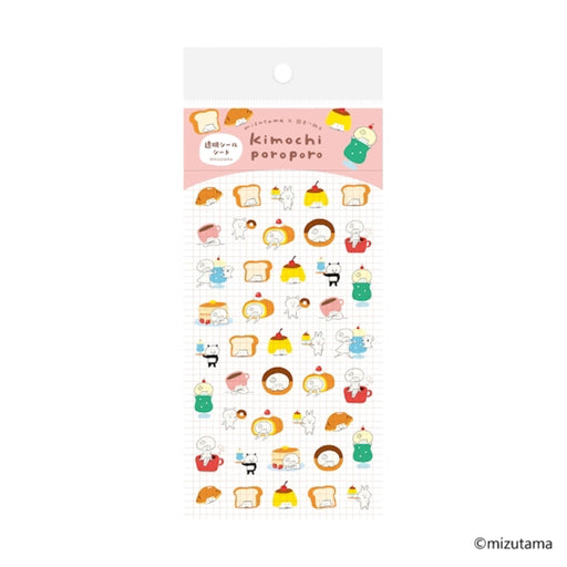 mizutama kimochi poroporo 透明シールシート 小 - 八文字屋OnlineStore