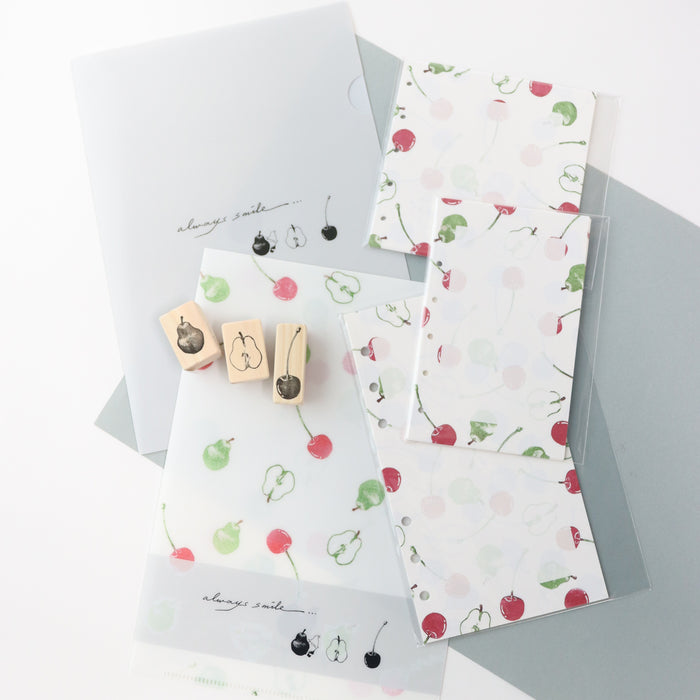 山形フルーツ スタンプ さくらんぼ