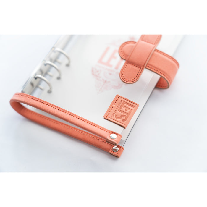 クリアシステム手帳 バイブル mostro アプリコットピンク - 八文字屋OnlineStore