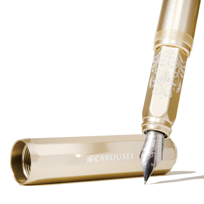 Limited Edition Brilliant Beanstalk Aluminum Carousel Fountain Pen