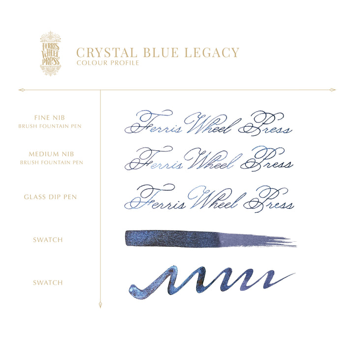 Frosted Carnival Collection Crystal Blue Legacy