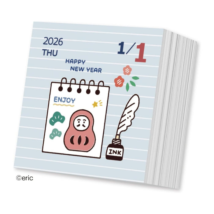 2026 カレンダー eric color 日めくり - 八文字屋OnlineStore
