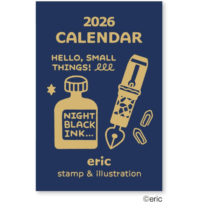 2026 カレンダー eric ミニミニ日めくり - 八文字屋OnlineStore