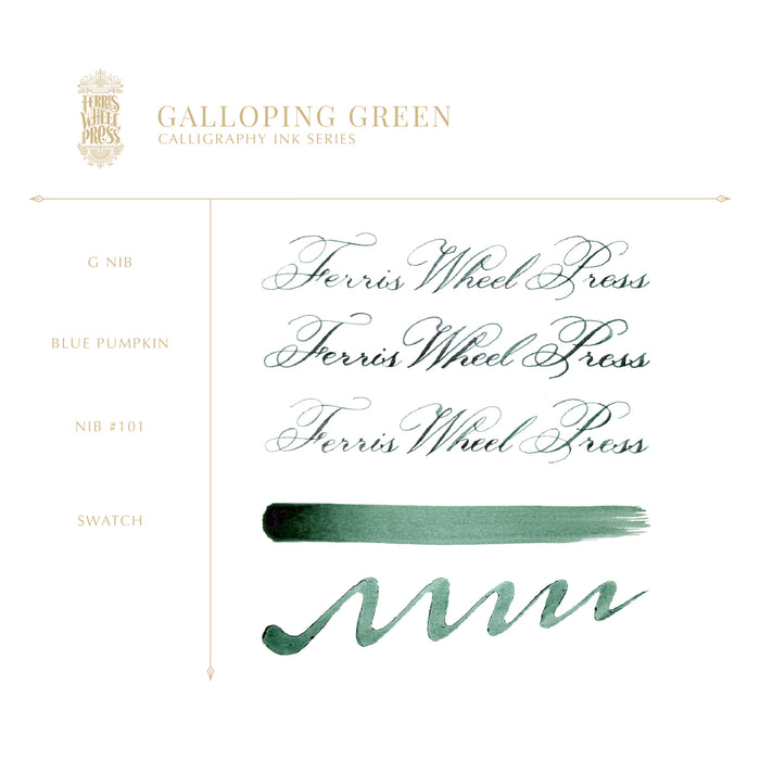 Fanciful Events Collection Gallopping Green