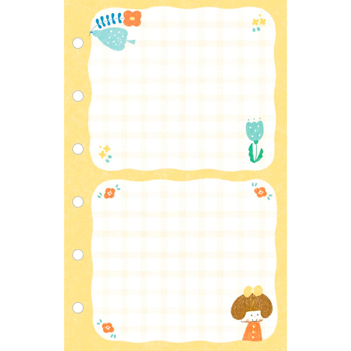 mizutama fufufu手帳 ニコイチリフィル ミニ6 おはないっぱい - 八文字屋OnlineStore