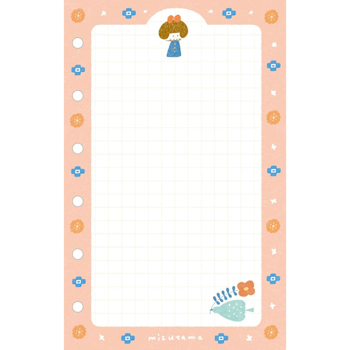 mizutama fufufu手帳 リフィル ミニ6 おはないっぱい - 八文字屋OnlineStore