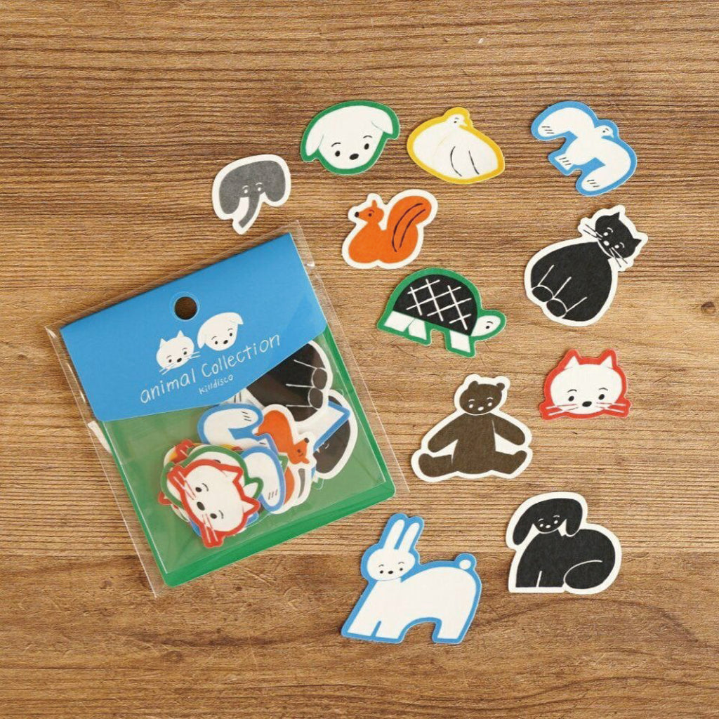 ♡ayyjewel カセットテープ メモ フレークシール アニマル キャンディ♡ キャンドゥ フレークシール デイリーアニマル 4種セット - メルカリ