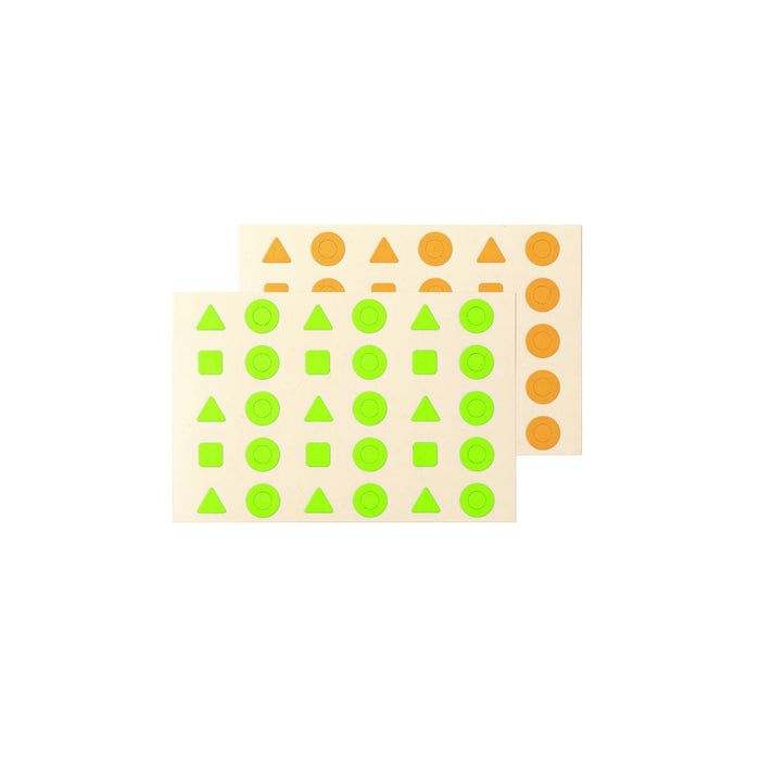 LifeScape Stickers – Fluorescent Green / Orange