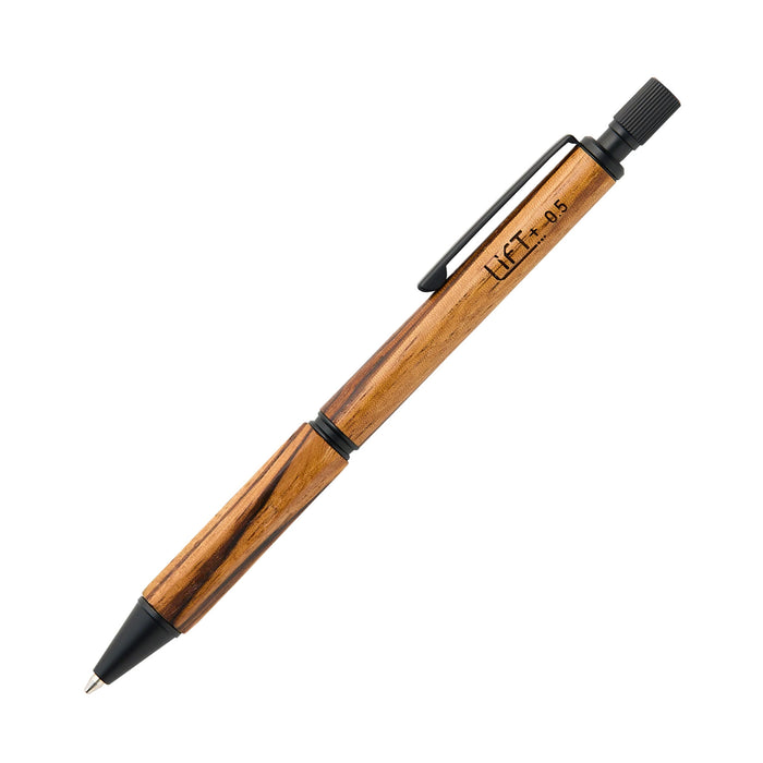 LIFT+ Wood シャープペンシル 0.5 ゼブラウッド - 八文字屋OnlineStore