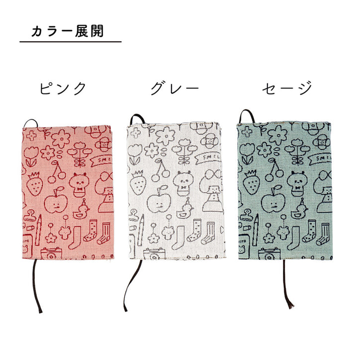 mizutama × 米織小紋 ブックカバー - 八文字屋OnlineStore