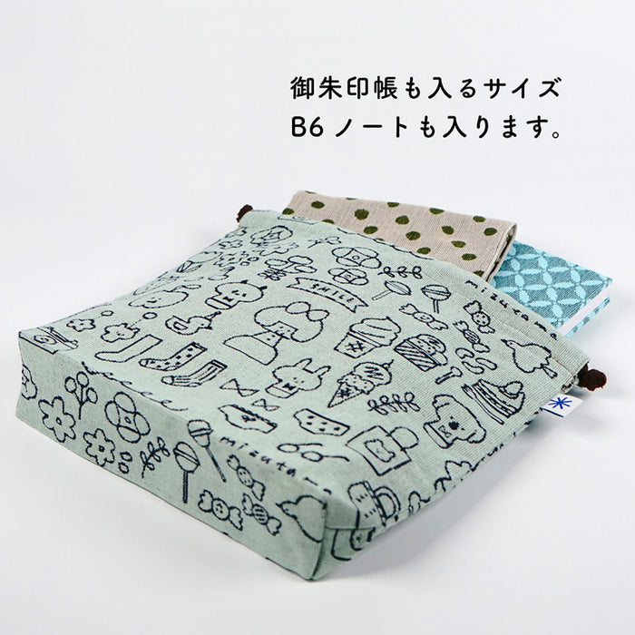 mizutama × 米織小紋 手帳巾着 - 八文字屋OnlineStore