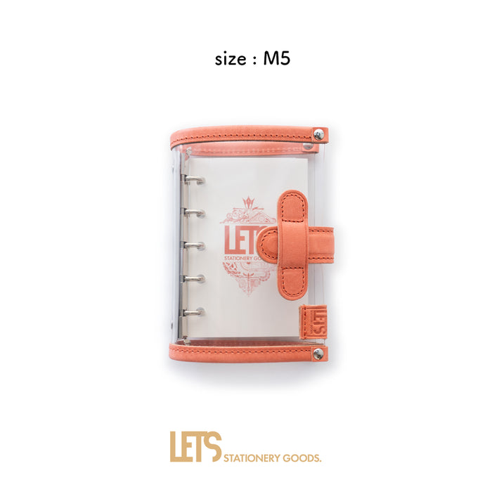 クリアシステム手帳 M5 mostro アプリコットピンク - 八文字屋OnlineStore