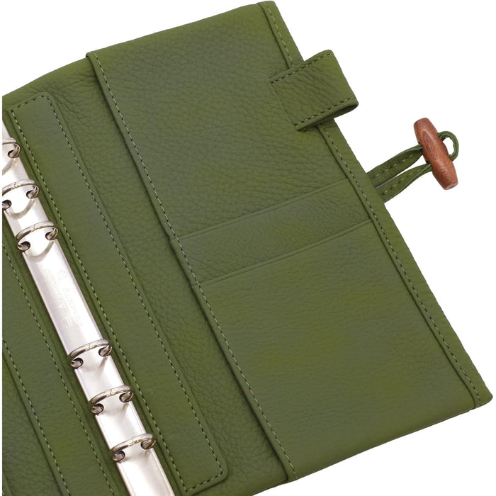 抹茶 バイブル-15mm トグル留め 深緑