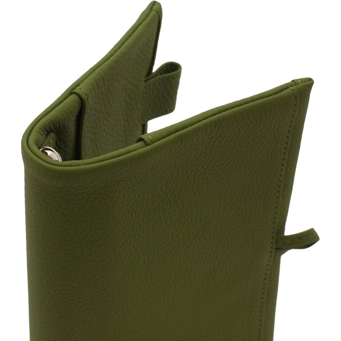 抹茶 バイブル-15mm トグル留め 深緑