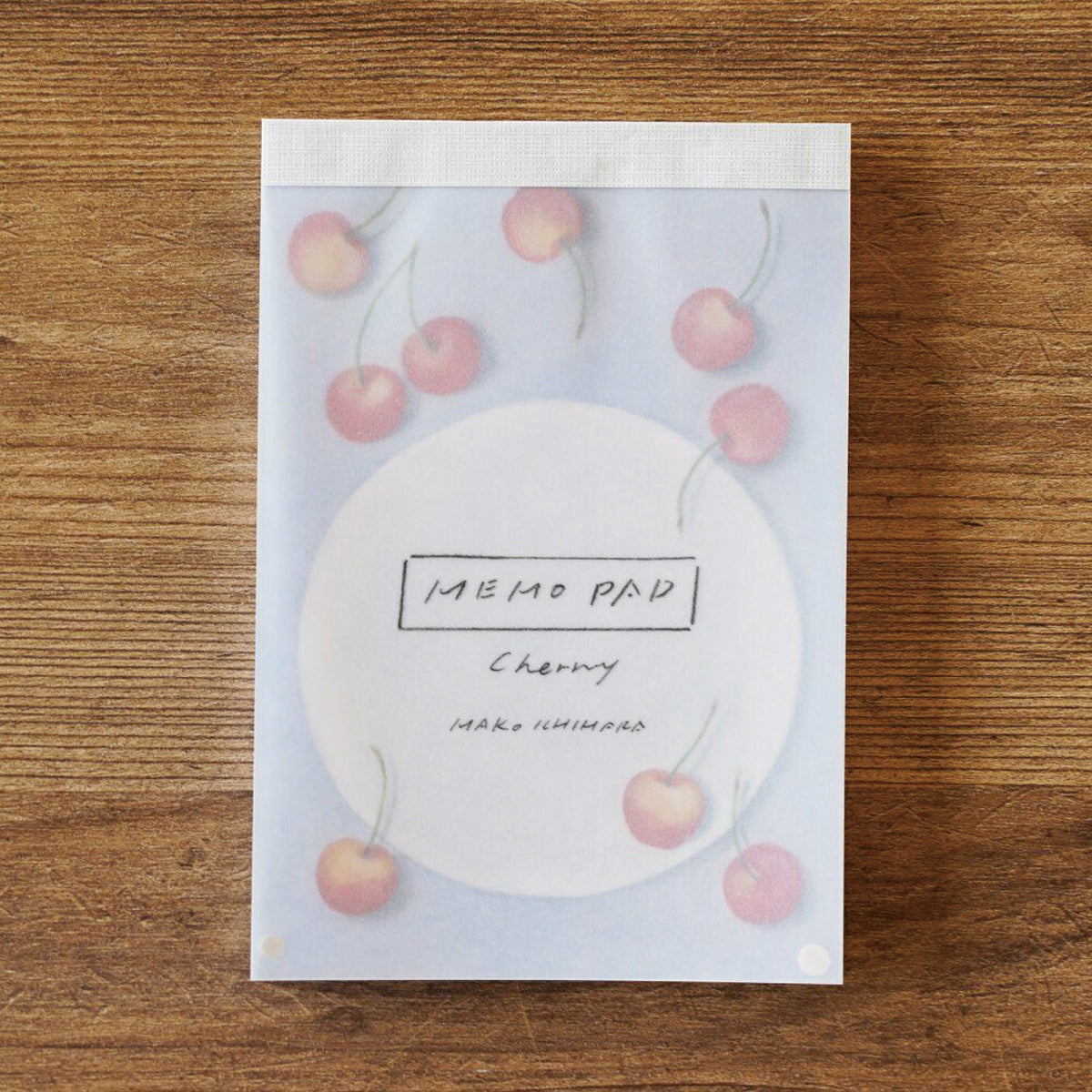 イチハラマコ メモパッド cherry | Hachimonjiya Online Store