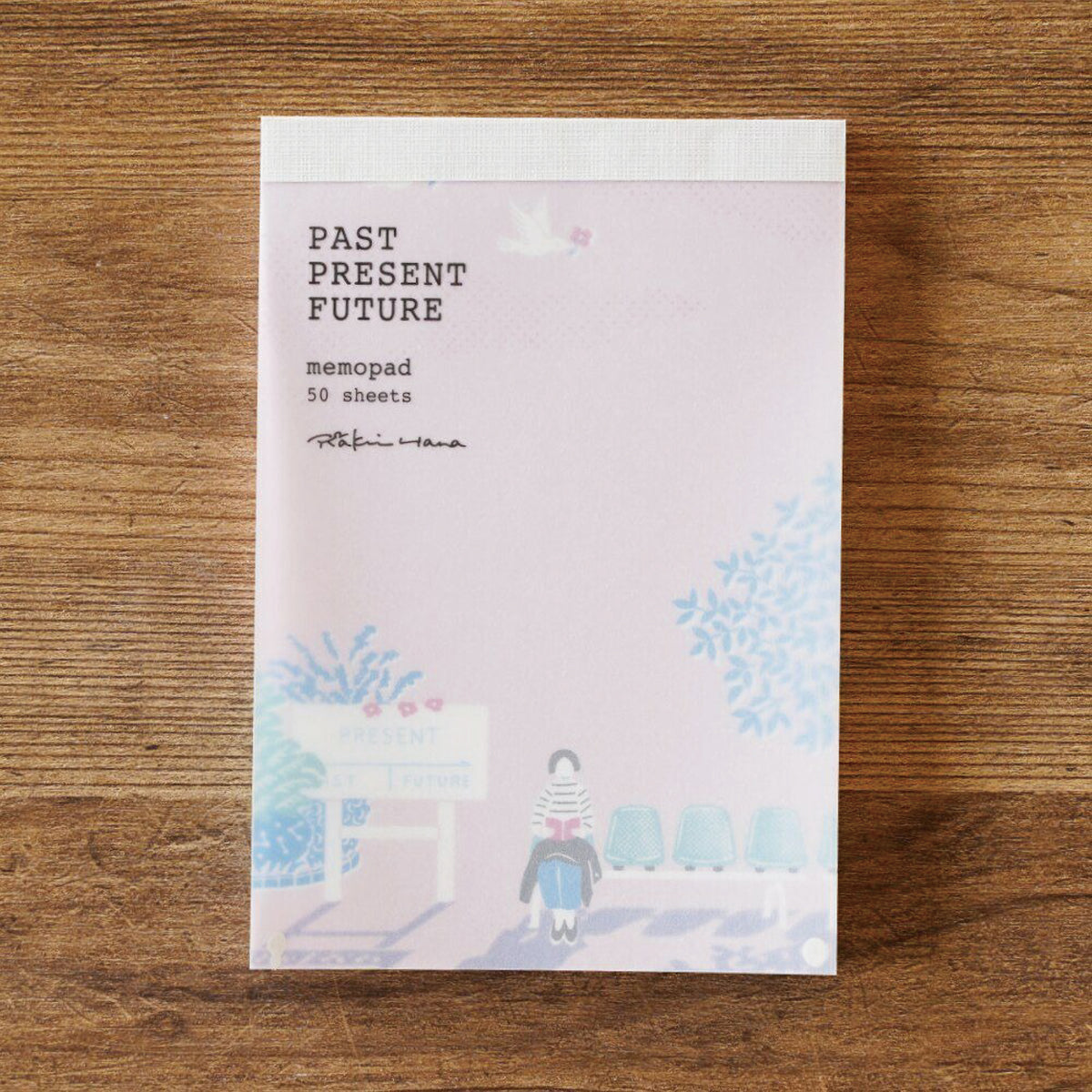 羅久井ハナ メモパッド PAST PRESENT FUTURE