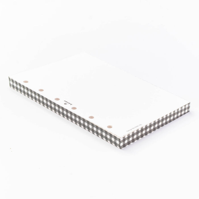 mini6 koguchi refill ギンガムチェック 黒 - 八文字屋OnlineStore