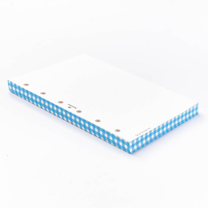 mini6 koguchi refill ギンガムチェック 水色 - 八文字屋OnlineStore