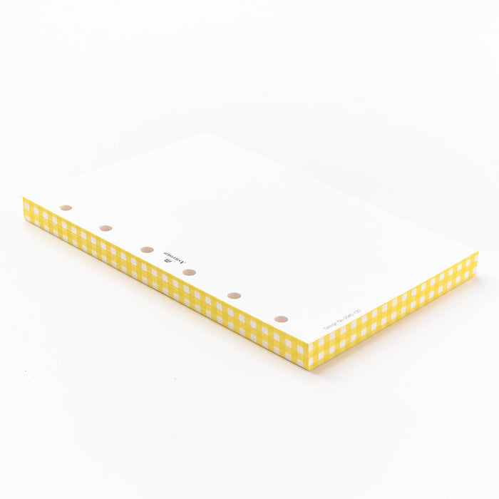 mini6 koguchi refill ギンガムチェック 黄色 - 八文字屋OnlineStore