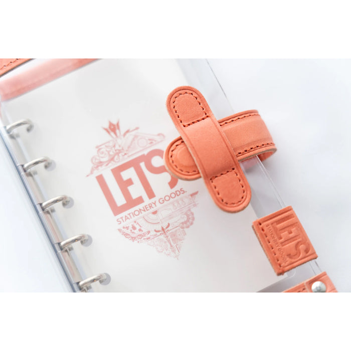 クリアシステム手帳 ミニ6 mostro アプリコットピンク - 八文字屋OnlineStore