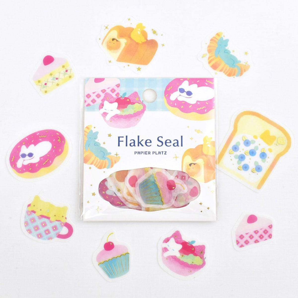 ❤️お値下げ❤️【新品】トウメイ　フレークシール　スイーツ miyashitanodoka-flake-stickers