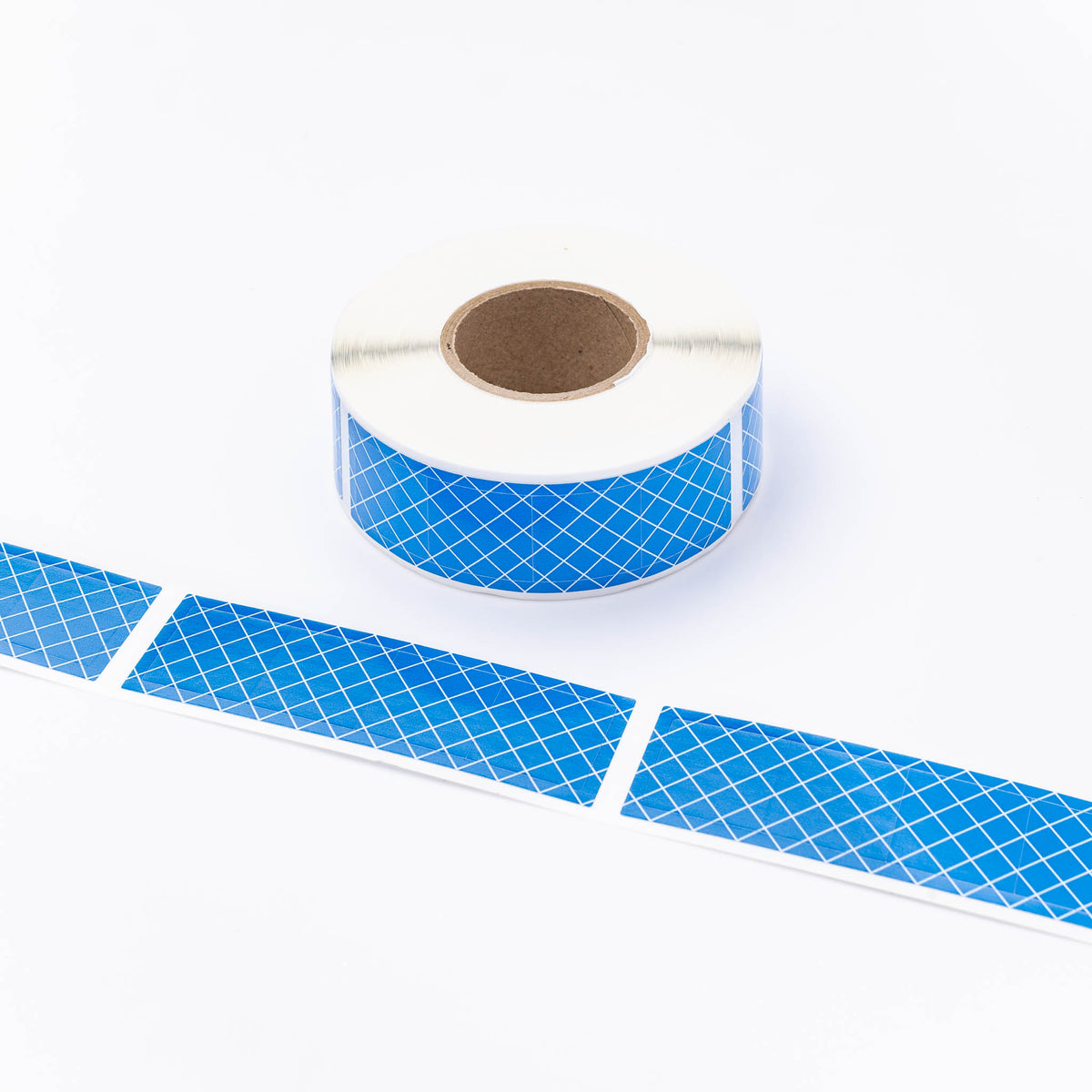 ロールシール15本 mizutama ロールシール ブルーチェック | 八文字屋OnlineStore