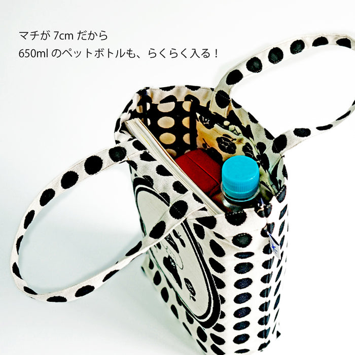 mizutama × 米織小紋 バラ Sトート