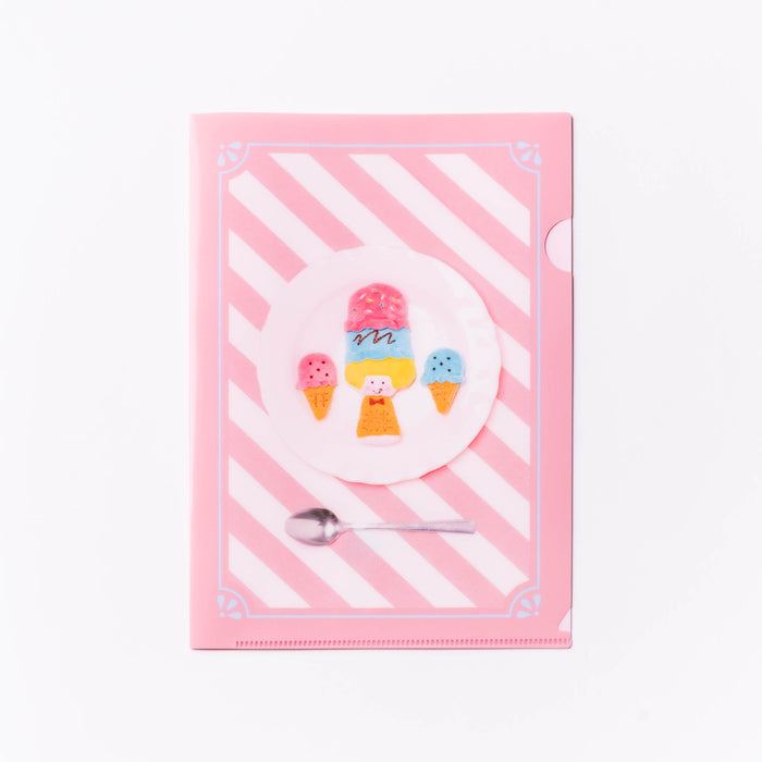 mizutama ぬいフォト A5 クリアファイル アイス - 八文字屋OnlineStore