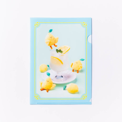 mizutama ぬいフォト A5 クリアファイル レモピヨとレモネード - 八文字屋OnlineStore