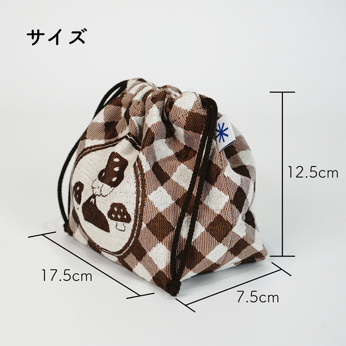 mizutama × 米織小紋 おにぎり巾着 きのこ - 八文字屋OnlineStore